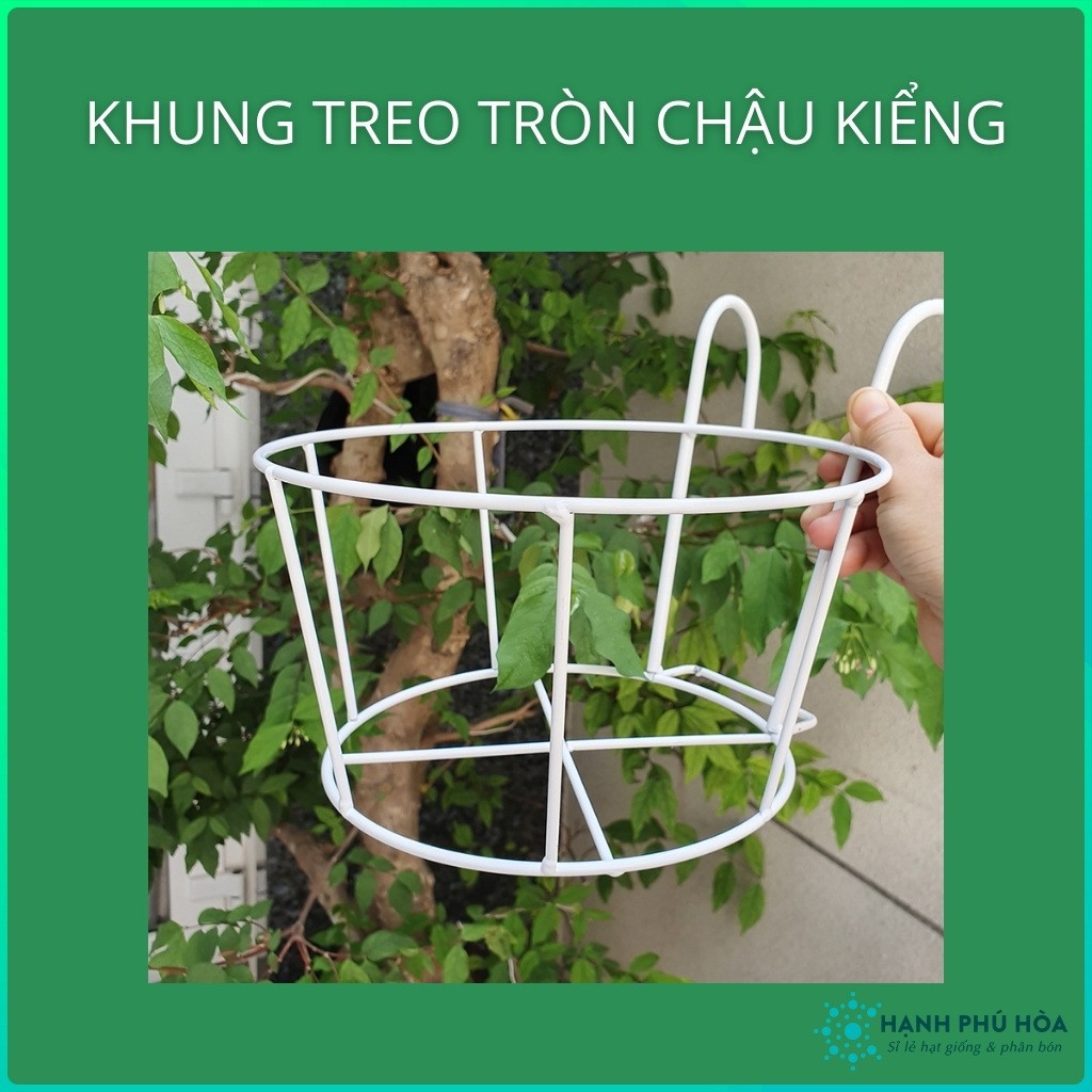 Khung Treo Chậu Hành Lang Tròn- Treo Chậu Hoa Kiểng-Treo Chậu Cây Cảnh