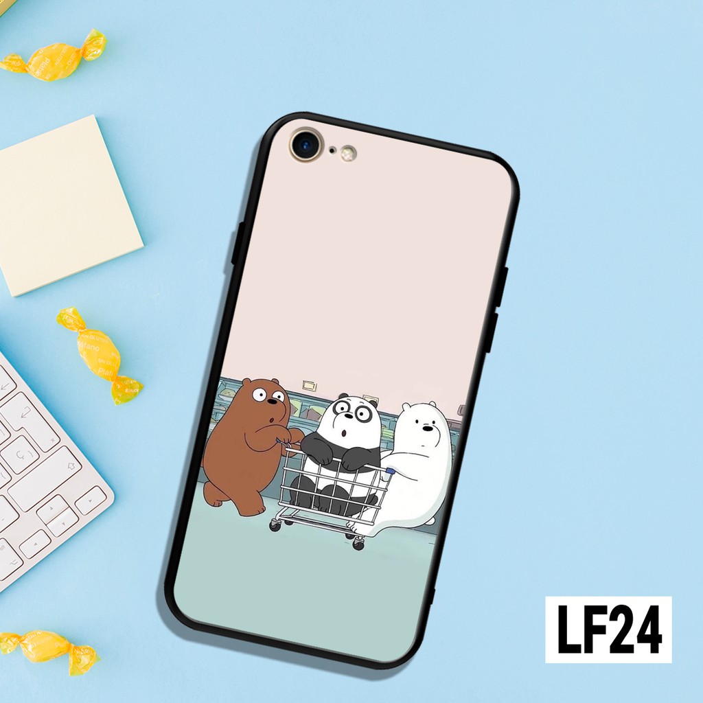 ỐP LƯNG IPHONE 6/6S - IPHONE 6 PLUS/6S PLUS - IPHONE 7 - IPHONE 8 IN HÌNH GÁU WE BARE BEAR