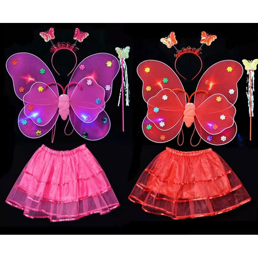 Bộ váy cánh bướm thiên thần cho bé