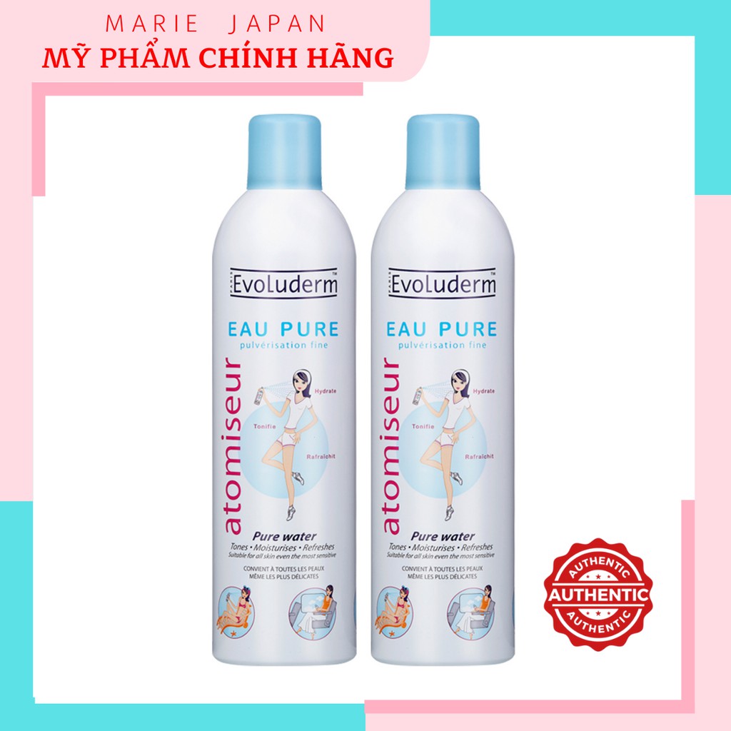 Xịt Khoáng Cấp Ẩm Làm Dịu Da Evoluderm Pháp 400ml | BigBuy360 - bigbuy360.vn