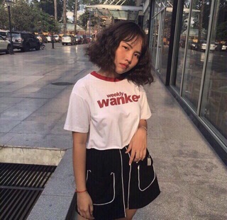 ÁO CROP TAY LỠ( kèm clip hình thật )