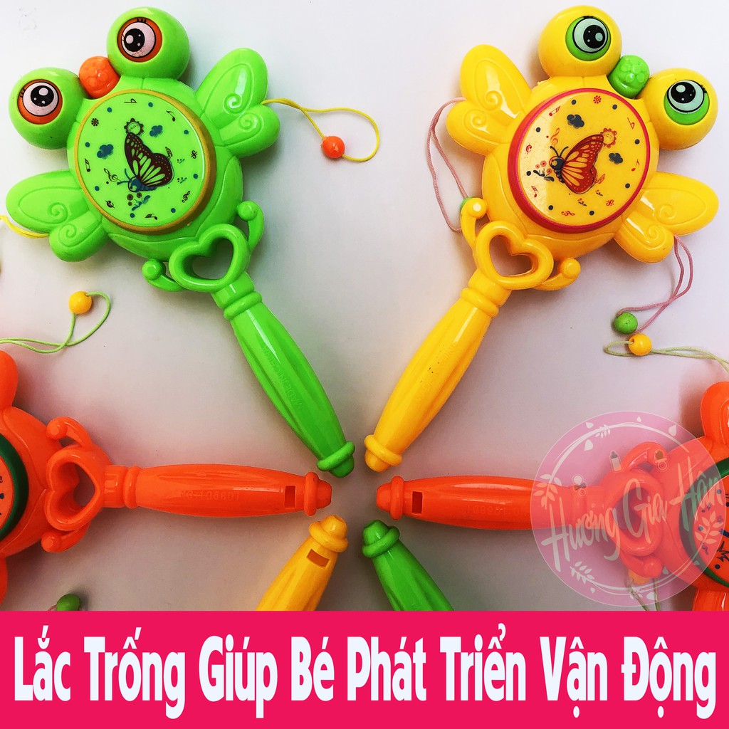 Lắc Trống Giúp Bé Phát Triển Thính Giác Và Khả Năng Vận Động Tinh, Cầm Nắm