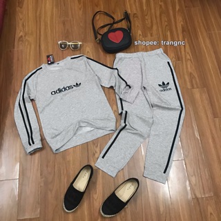 Bộ ADlDAS nữ mặc ở nhà