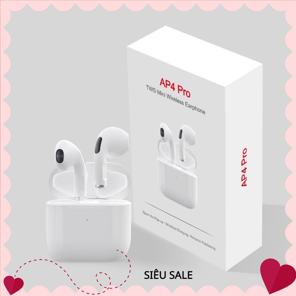 Tai nghe Blutooth Airpod Pro 4 Phiên Bản Nâng Cấp Không Dây Nhét Tai Dành Cho Tất Cả Điện Thoại  5.0 TWS janna.shop6 | BigBuy360 - bigbuy360.vn