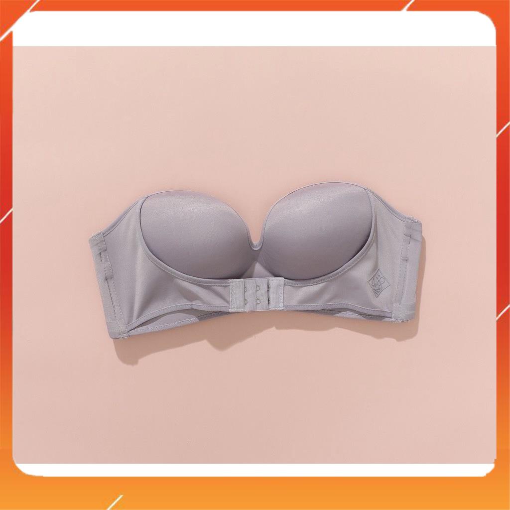 Áo cup ngực nữ chất liệu tản nhiệt cao cấp không gọng không dây đệm mút vừa quai cài trước A5505