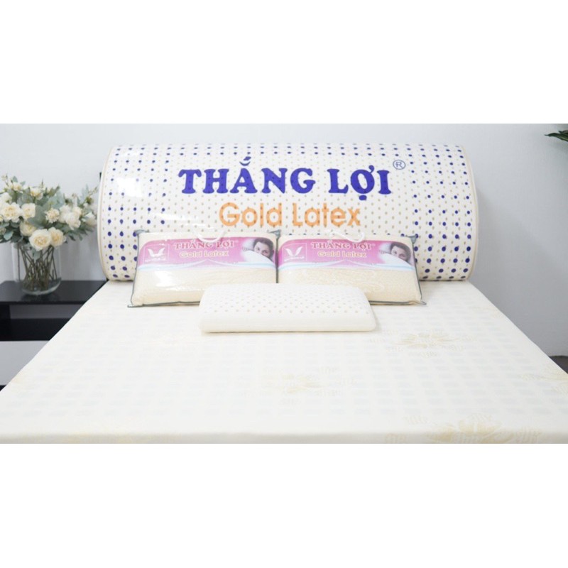 Nệm cao su thiên nhiên Gold Late THẮNG LỢI 10p(cm) đủ các size 1m0...1m2