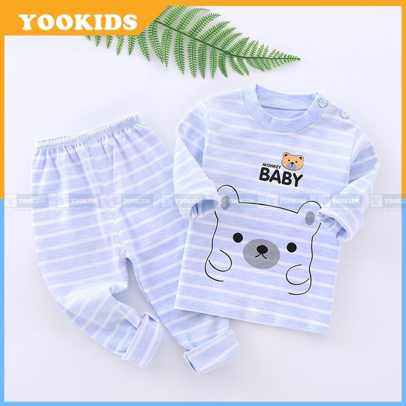 Set 4 Bộ quần áo dài tay hàng đẹp cho bé