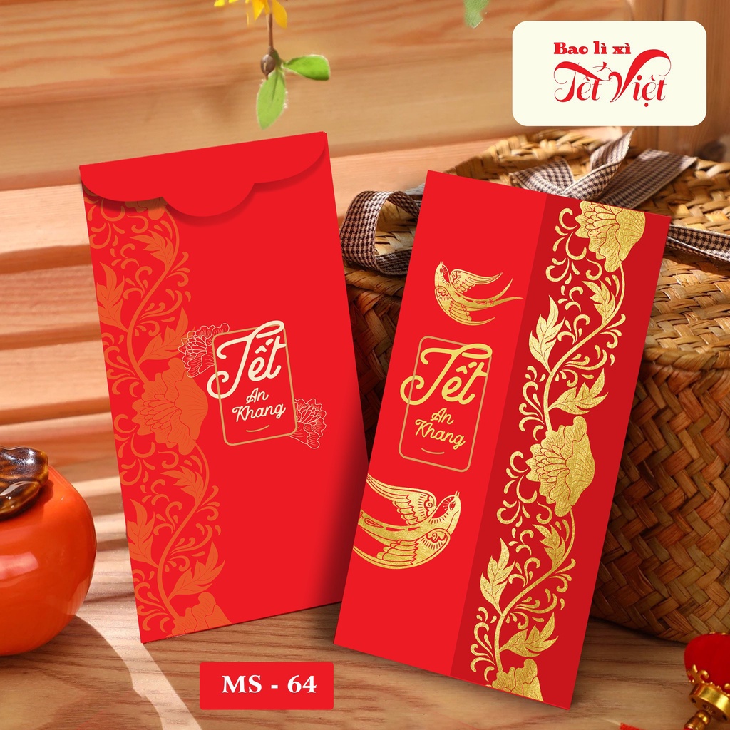 [GIÁ TỐT] COMBO 10 BAO LÌ XÌ TẾT 2023