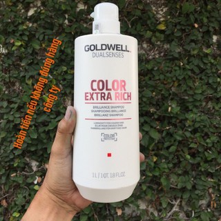 #goldwell_đức Dầu gội giữ màu tóc nhuộm Goldwell Dualsenses Color Extra Rich Repair Shampoo Đức 1000ml