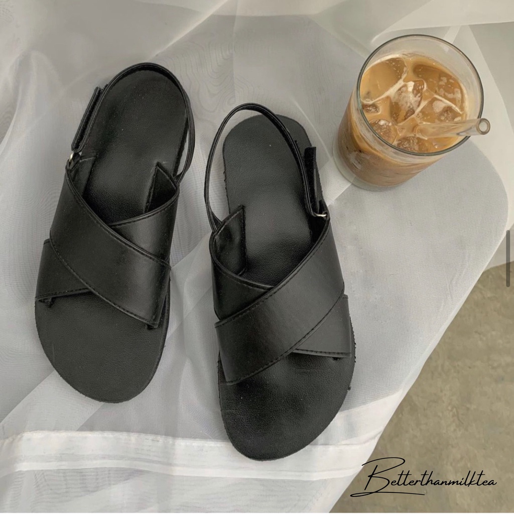 Giày Sandals quai chéo cá tính