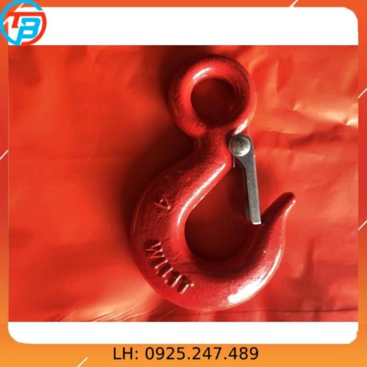 Móc cẩu đỏ 1 tấn (chốt lưỡi gà )