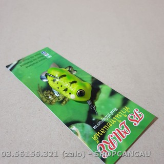 TS Frog Toon V4 Vàng Xanh Mồi Câu Lure Cá Lóc Thái Lanh HOT Siêu Nhậy 11g