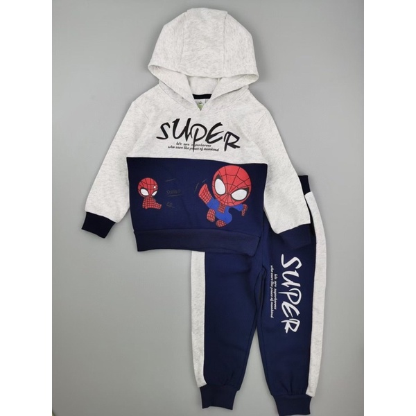 Bộ nỉ Spiderman người nhện HM xuất bé trai