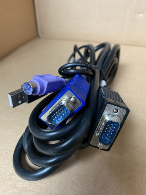 Cáp kvm PS/2, USB for SV1000 - dai 2,7m CBL0030