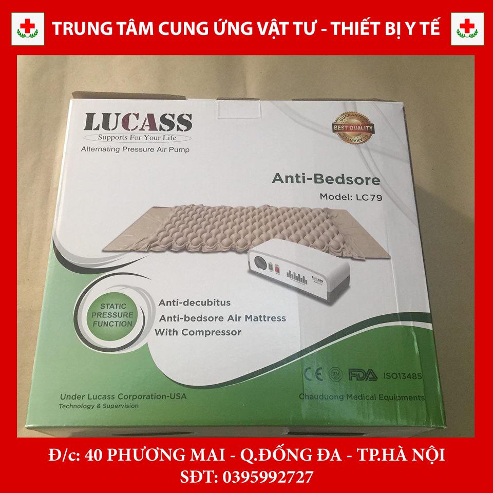 Đệm / Nệm khí hơi chống loét da Lucass LC79 dành cho người già, người bị liệt nằm 1 chỗ