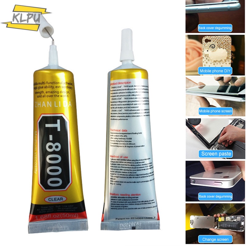 1 Tuýp Keo Dán Sửa Chữa Điện Thoại 15ml T8000 Không Mùi Tiện Dụng