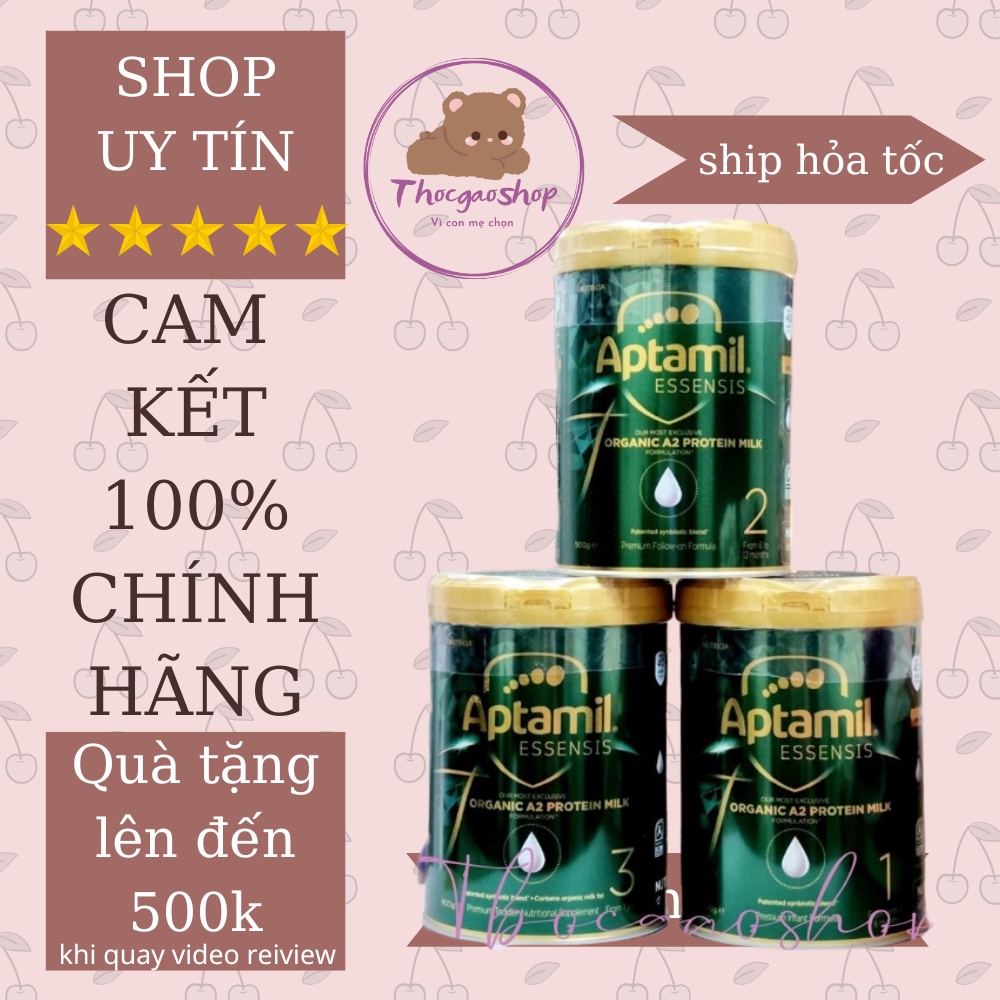 Sữa Aptamil Essensis 900gr organic đạm A2
