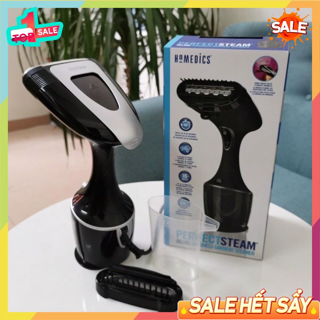 Bàn là bàn ủi hơi nước cầm tay Homedics PS-HH50 Turbo nhập khẩu USA