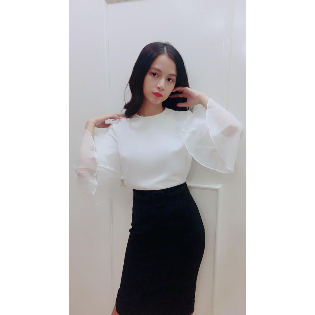 Chân Váy Bút Chì 💖𝑭𝒓𝒆𝒆𝒔𝒉𝒊𝒑💖 Chân Váy Công Sở Đen Xẻ Trước + Xẻ Sau | BigBuy360 - bigbuy360.vn