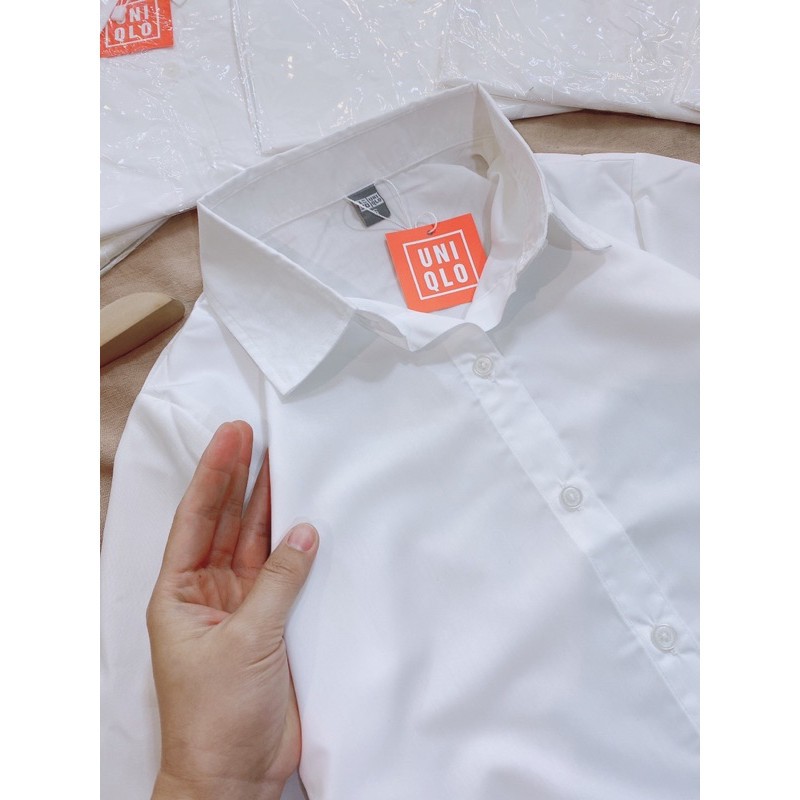 Áo Sơ Mi Trắng Nữ Dài Tay - Áo Công Sở Sơ Mi Nữ