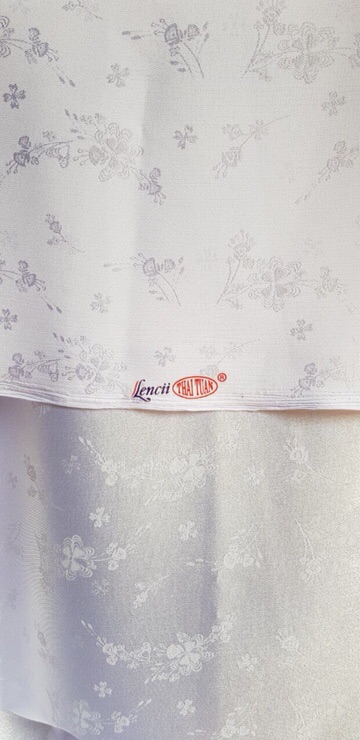 Vải gấm trắng Thái Tuấn 3,5 M may áo dài nữ sinh