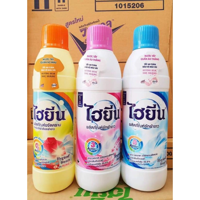 (HCM) Nước tẩy quần áo (trắng/màu) Hygiene Thái Lan