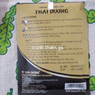 Nhuộm đen tóc Sao Thái Dương