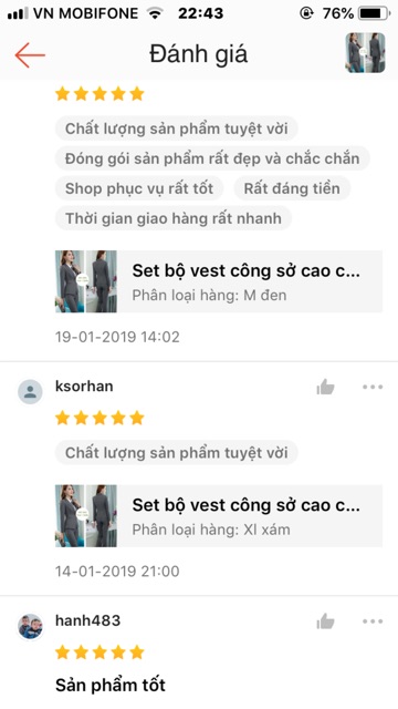 Set bộ vest công sở tay dài cao cấp loại 1 gồm áo vest 2 lớp và quần tây size M L XL