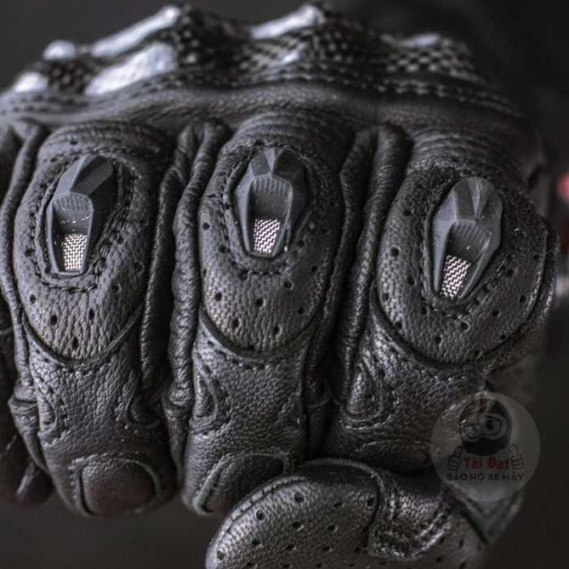 Găng Tay Da, Găng Tay Xe Máy Moto Cao Cấp LS2 Spark Man Chrunix