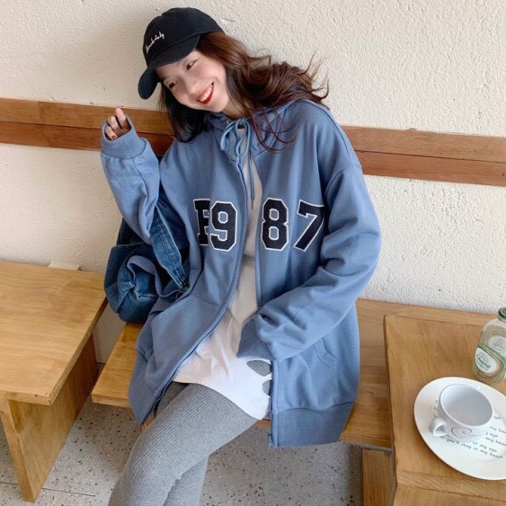 Áo Nữ, Áo Khoác Nữ F9 Chất Nỉ Phối Mũ Siêu Xinh Siêu Hot | BigBuy360 - bigbuy360.vn