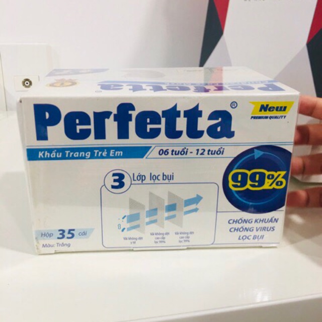 Khẩu trang Perfetta cho trẻ em