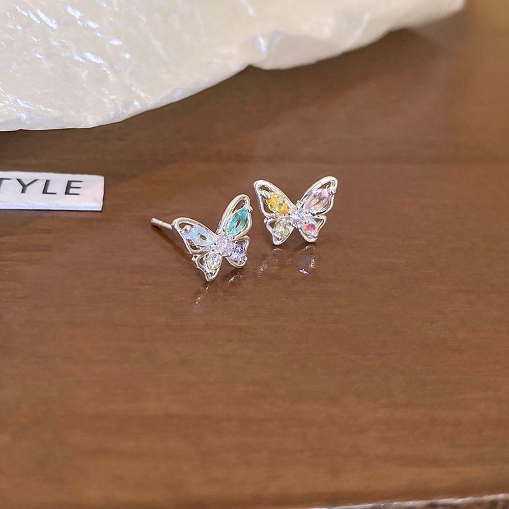 Khuyên Tai Hình Bướm Phong Cách Vintage Thanh Lịch Cho Nữ