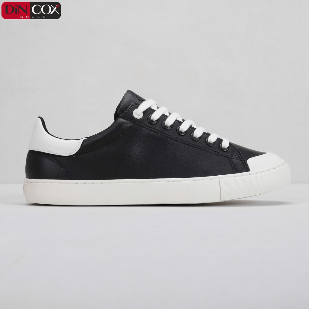 [Mã WABR2S15 giảm 10% đơn 250K] Giày Sneaker Da Nam DINCOX C13 Cách Điệu Sáng Tạo Black/White