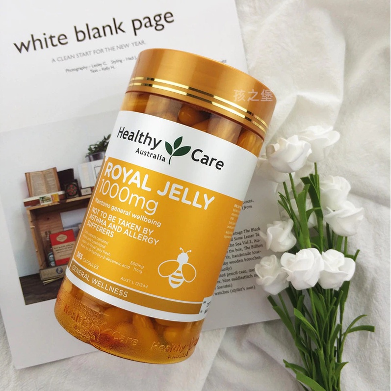 Viên Uống Sữa Ong Chúa Đẹp Da Làm Chậm Lão Hóa Healthy Care Royal Jelly 365 Viên