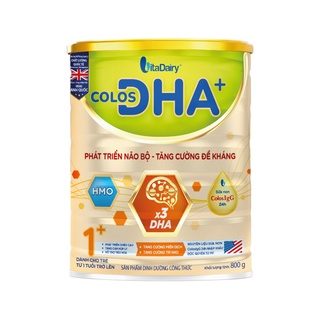 [HSD T12-2026] [Quét Mã QR Tích Xu] Sữa Bột Vitadairy Colos DHA 0+ 800g.
