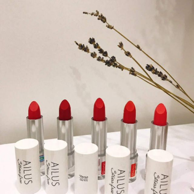 Son lì mịn môi chính hãng Naris Ailus Stress Free