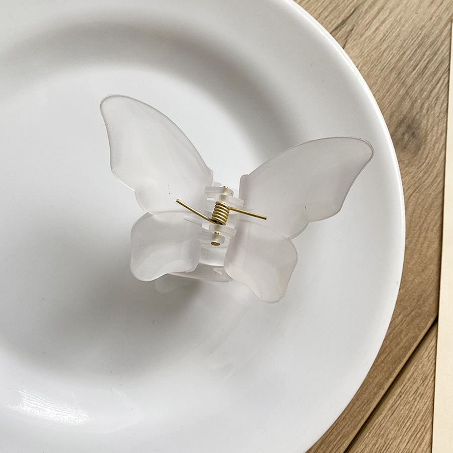Kẹp Tóc Acrylic Hình Cánh Bướm Phong Cách Hàn Quốc Thời Trang