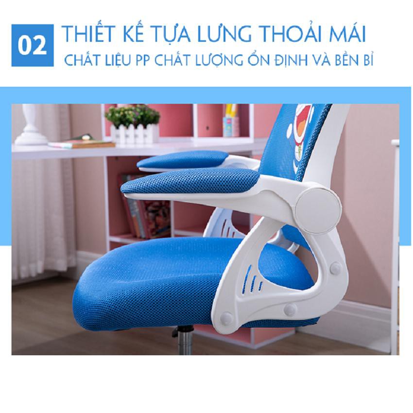 [Tặng thảm chống trượt ] Ghế ngồi học chống gù lưng cho bé - Lưng lưới thoáng khí, bánh xe trọng lực, thay đổi chiều cao | BigBuy360 - bigbuy360.vn