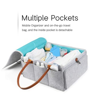Large Diaper Caddy Organizer Baby Nursery Storage Basket