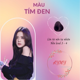 Thuốc nhuộm tóc tím đen giá rẻ chính hãng tại nhà aymy cosmetic