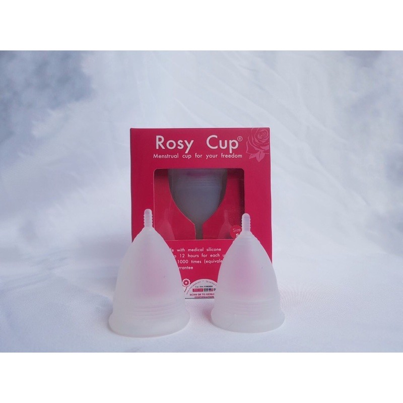 CỐC NGUYỆT SAN ROSY CUP CHÍNH HÃNG (tặng cốc đựng và gel rửa cốc nguyệt san)