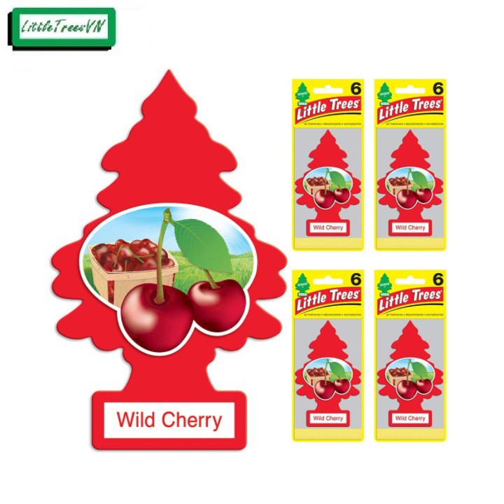 COMBO 5 CÂY THÔNG THƠM LITTLE TREES - Wild Cherry