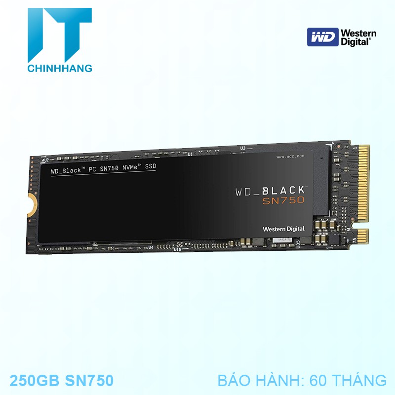 Ổ Cứng SSD WD 250GB SN750SE BLACK PCIe Hàng Chính Hãng