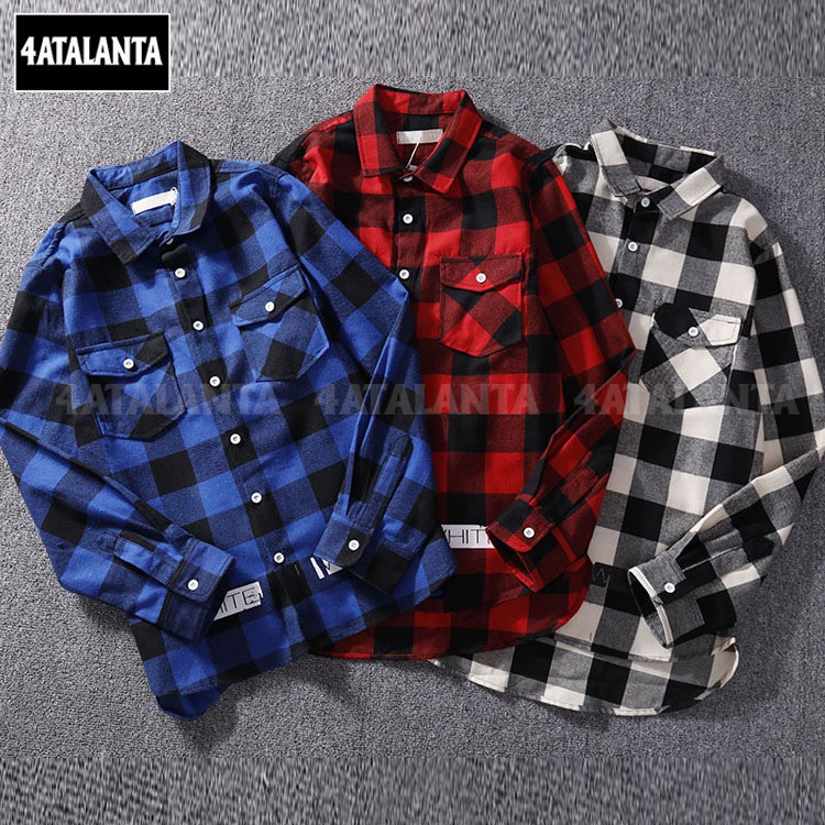 Áo khoác sơ mi caro 4AT - AKC - 307, áo sơ mi unisex – 4ATALANTA | BigBuy360 - bigbuy360.vn