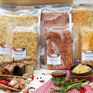 Cơm cháy chà bông trứng muối Rộp Rộp