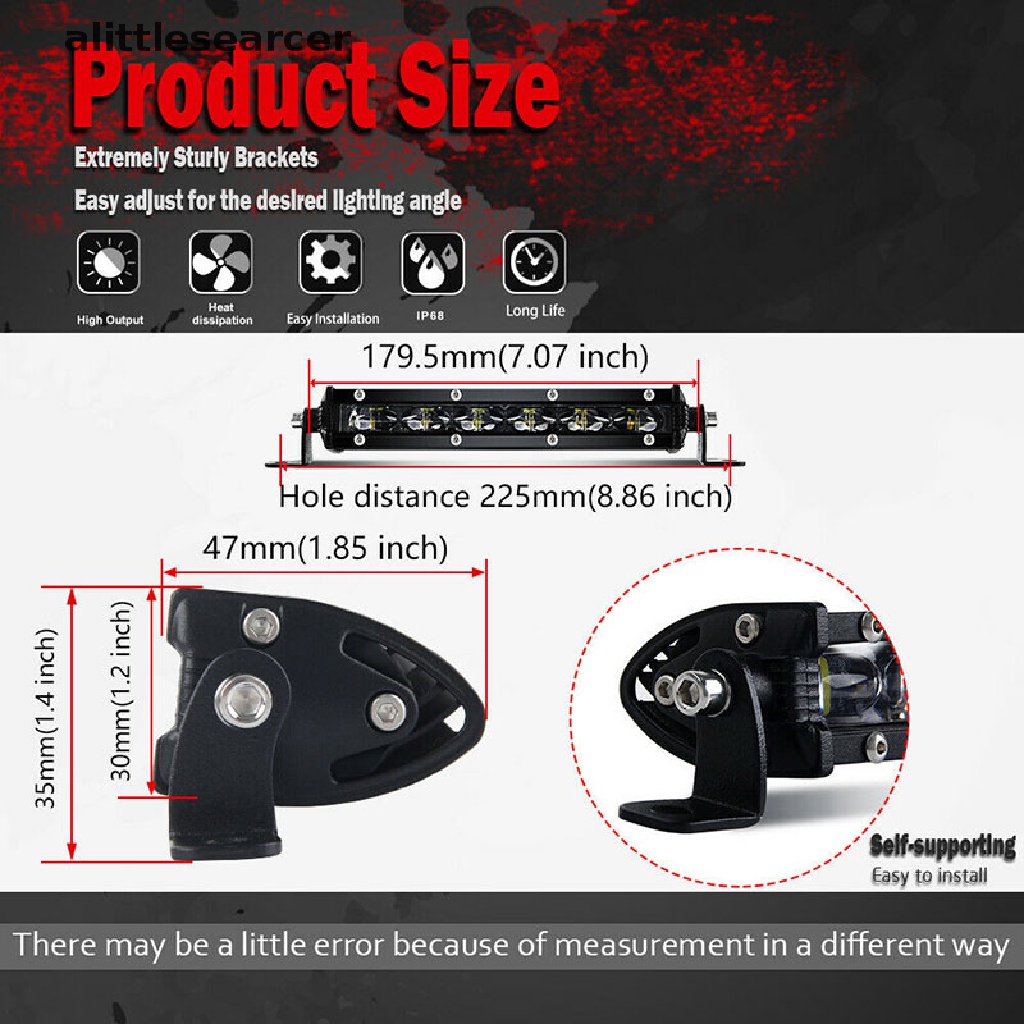 Đèn LED Sương Mù 8inch 480W 4WD SUV Chuyên Dụng Cho Xe Hơi