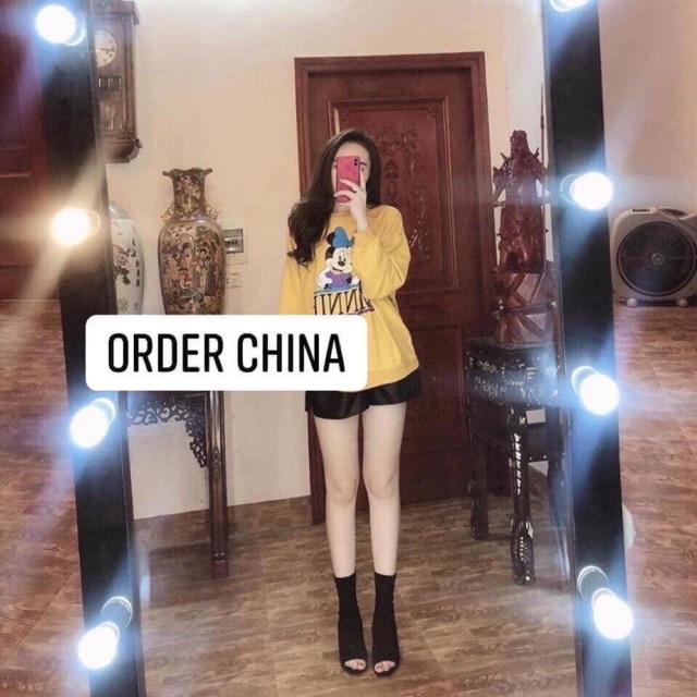 Bốt hở mũi da lộn QC full box
