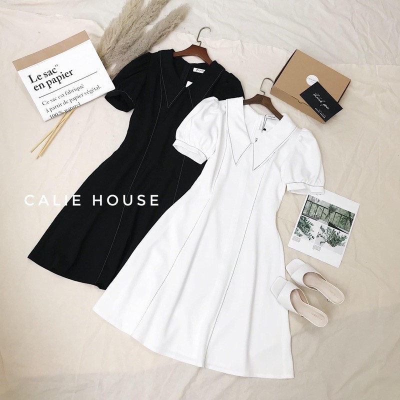 [Mã WASTMAY giảm 15% tối đa 30K đơn 150K] BÁN SỈ VÁY XOÈ VIỀN CHỈ 2 MÀU ĐEN TRẮNG CHO NỮ