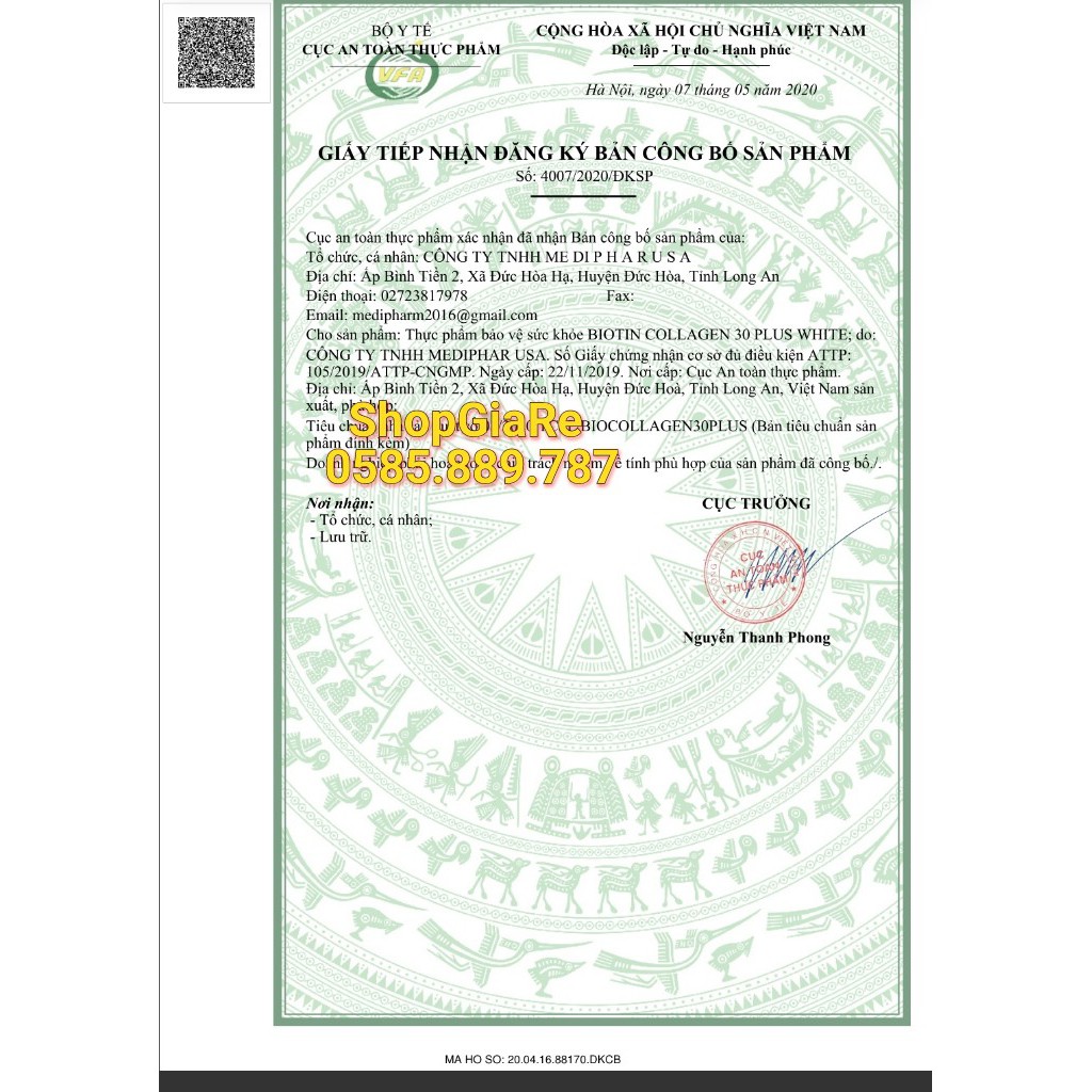 Biotin Collagen 30 plus white đẹp da, sáng da, bổ sung vitamin, hạn chế lão hóa, cung cấp độ ẩm cho da