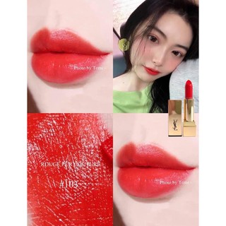 SON YSL #103 Prete A Tout Rouge Pur Couture – Màu Đỏ Ánh Cam